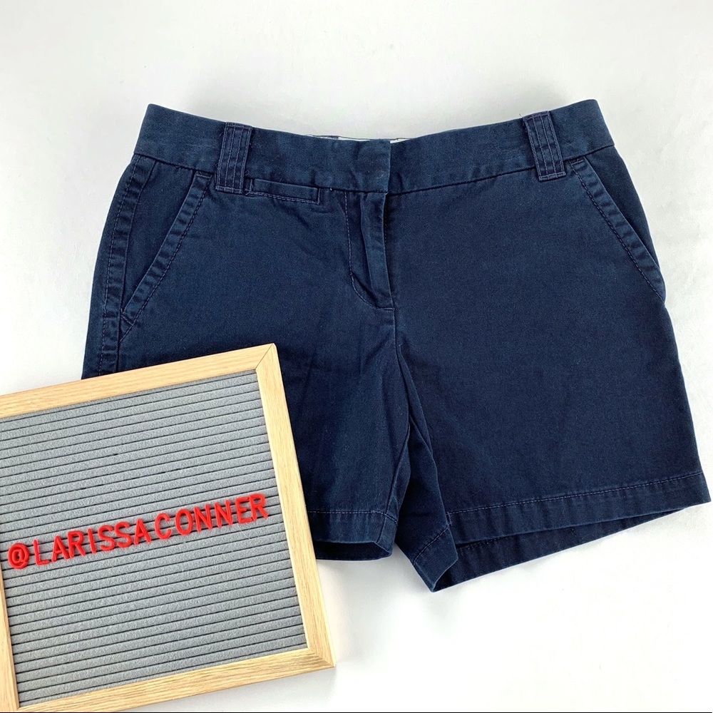 J. Crew City Fit Broken-In Chino Shorts Size 2